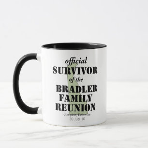 Mug Survivant officiel de la Réunion familiale - Delaw