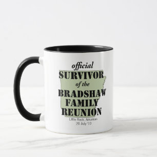 Mug Survivant officiel de la Réunion familiale (vert)