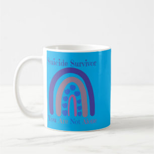 Mug Survivant Pas Seul Prévention de l'Amour Arc-en-Ci