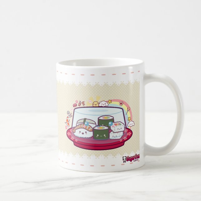 Mug Sushi de Kawaii (Droite)