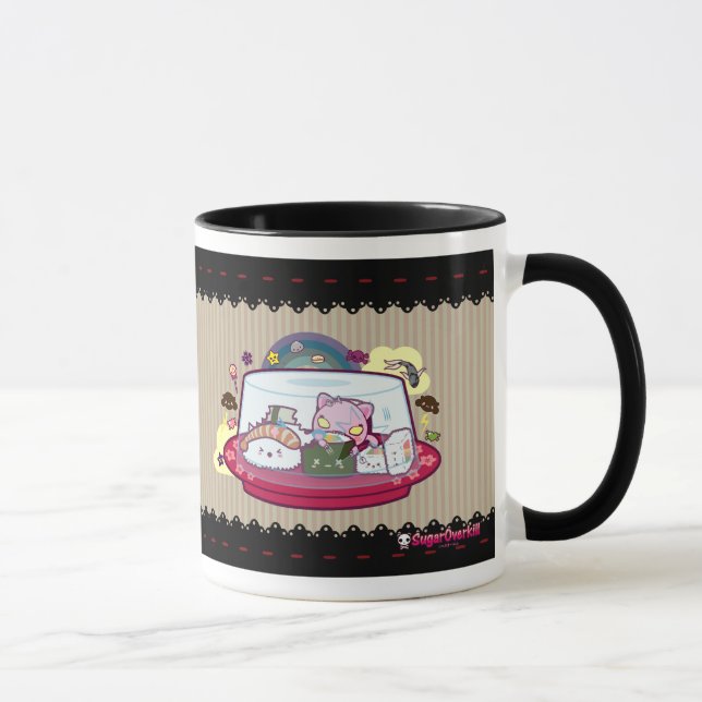 Mug Sushi de Kawaii attaqués ! (Droite)