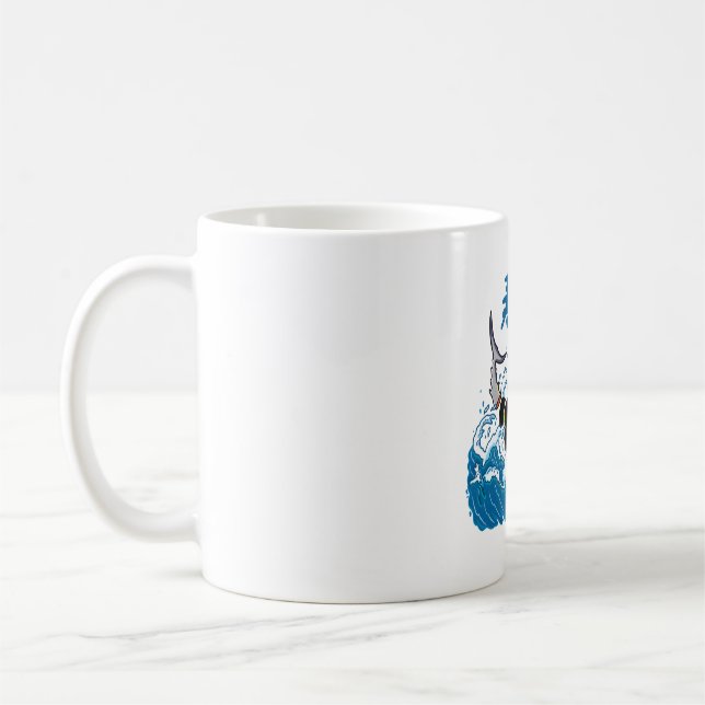 Mug Sushi de thon dans la vague (Gauche)