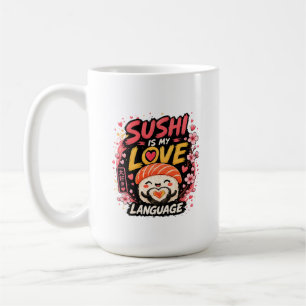 Mug Sushi est mon langage de l'amour –Cute Kawaii Sush