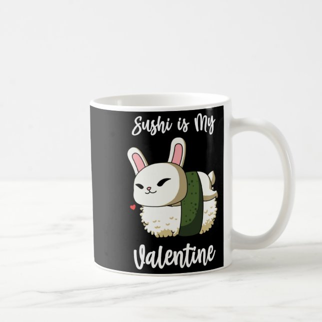 Mug Sushi Est Mon Lapin De La Saint-Valentin T Shir (Droite)