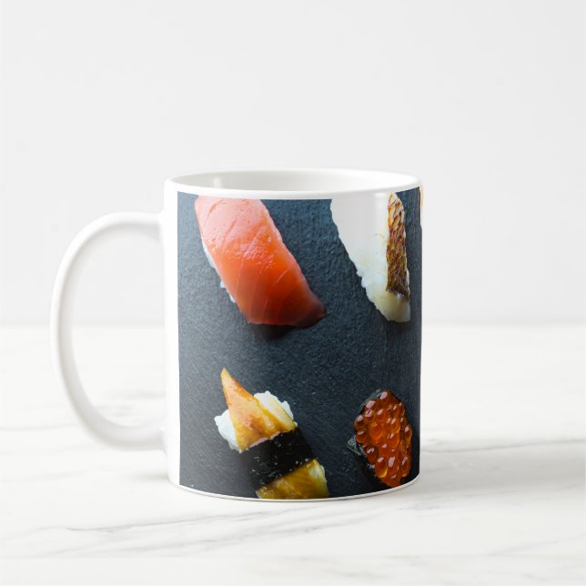 Mug Sushi Geometry – Modern Nigiri Collection (Gauche)