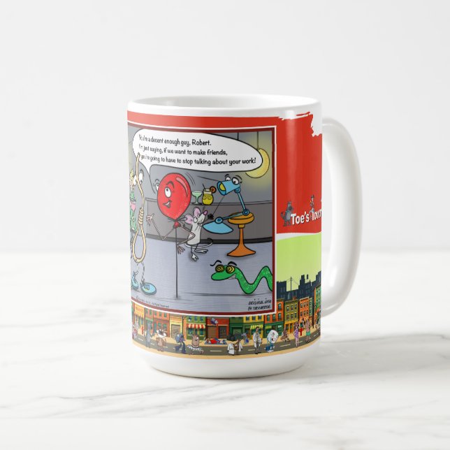 Mug Suspendu à Chaque Mot | Classique Situationnel Abs (Devant droit)