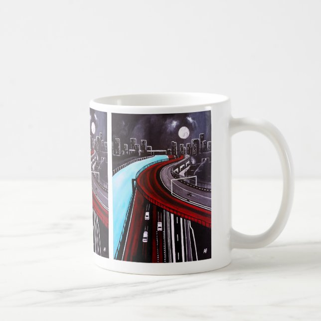 Mug Suspendu au-dessus du tableau bleu par Alfred Fox (Droite)