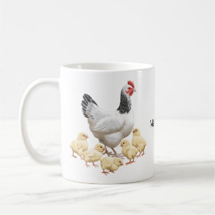 Mug Sussex Chicken Mama Hen et Chicks