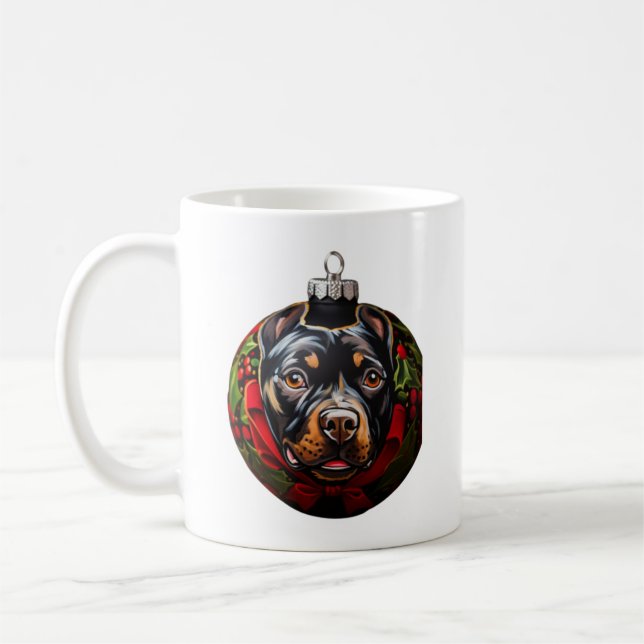 Mug Sussex Spaniel Joyeux Noël   (Gauche)