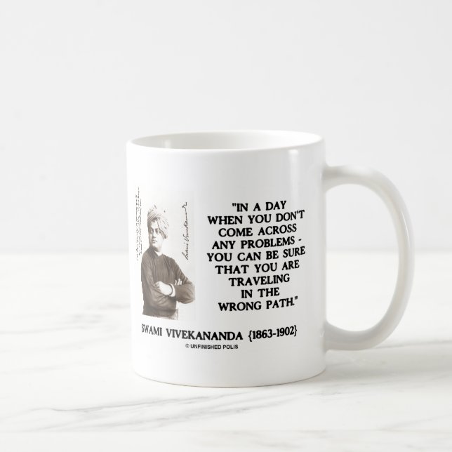Mug Swami Vivekananda voyageant dans la mauvaise voie (Droite)