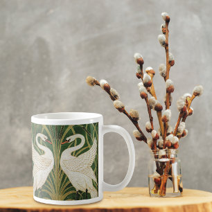 Mug Swans Birds Iris Reeds Walter Crane