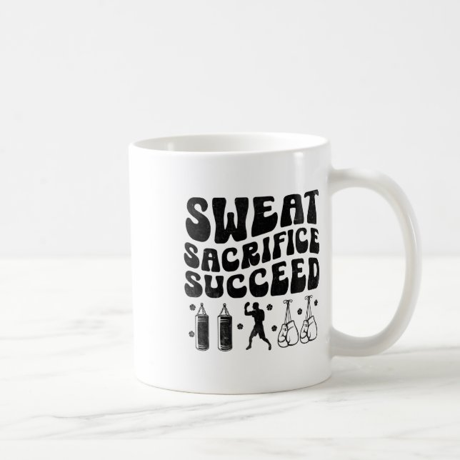 Mug Sweat Sacrifice Succee Boxer Sport Force Athl (Droite)