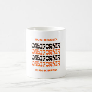 Mug Sweat - shirt à capuche californien orange et noir