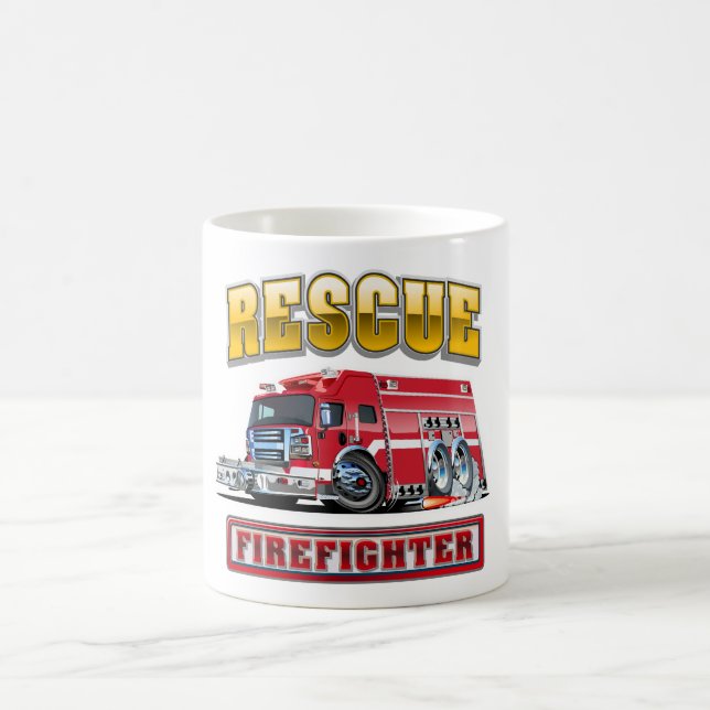 Mug Sweat - shirt à capuche de camionnette de dessin (Centre)