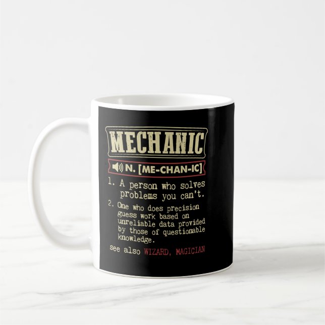 Mug Sweat - shirt à capuche de définition mécanique (Gauche)