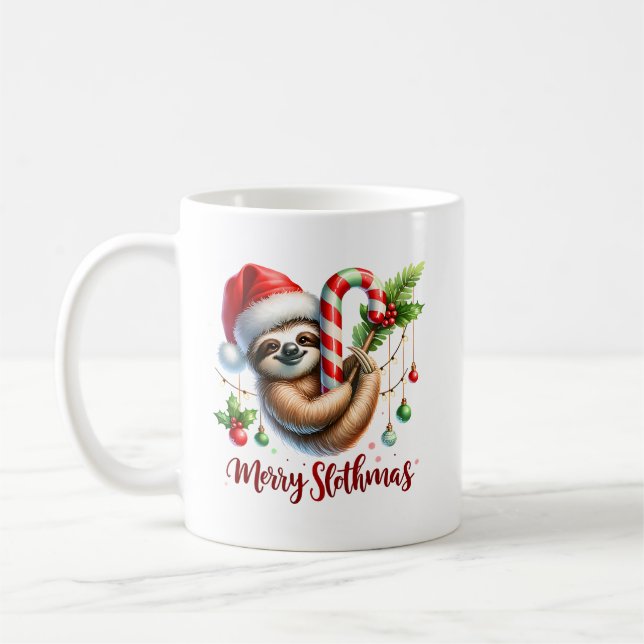 Mug Sweatshirt de Noël, fêtes de fin d'année (Gauche)