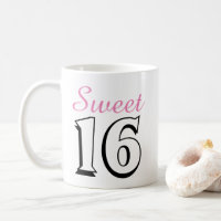 Sweet 16 Moderne Chic rose cadeau d'anniversaire