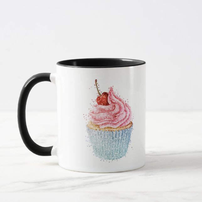 Mug Sweet and Glitter Cupcake (Gauche)