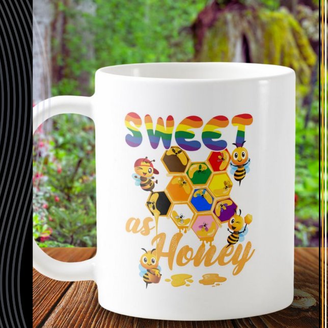 Mug Sweet as Honey Pride Tee - LGBTQ+ Pride Mois (Créateur téléchargé)