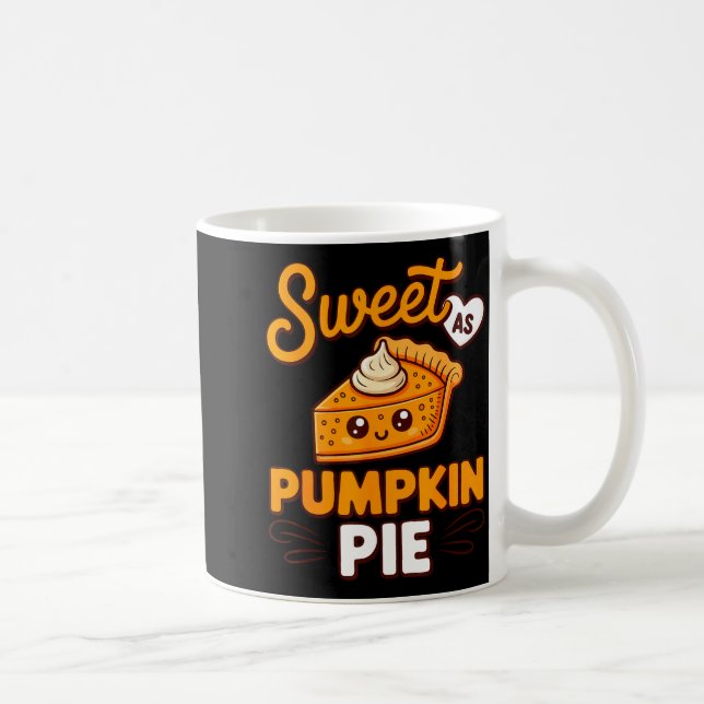 Mug Sweet As Pumpkin E Shirt Adult Kids Men Women Than (Droite)
