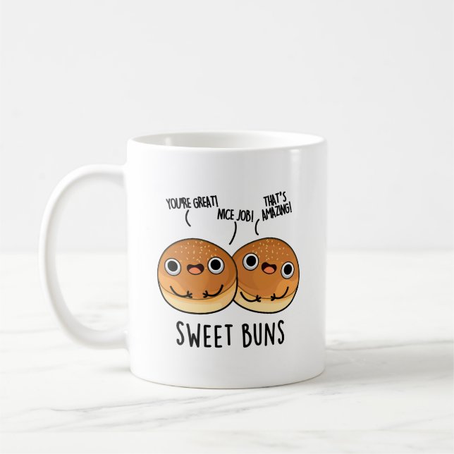 Mug Sweet Buns Funny Baking Pun (Gauche)