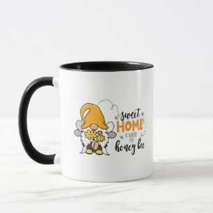 Mug Sweet Home est l'endroit où mon miel Bee Coffee Mu