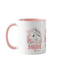 Sweet Mother and Child Watercolor Roses "Best Mom 