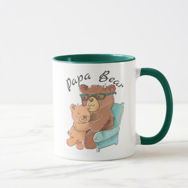 Mug Sweet Papa Ours avec bébé ours (Droite)