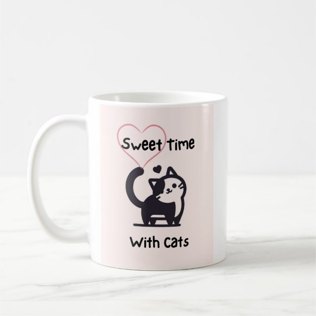 Mug Sweet Time With Cats (Gauche)