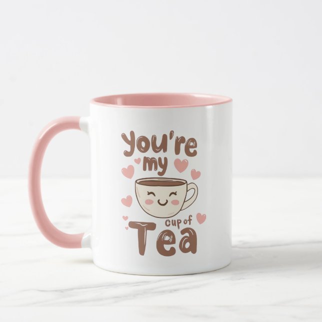 Mug Sweet Valentine's Day Tea Lover Quote (Gauche)