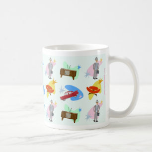 Mug Swell Life Fun Sixties Cartoon Motif