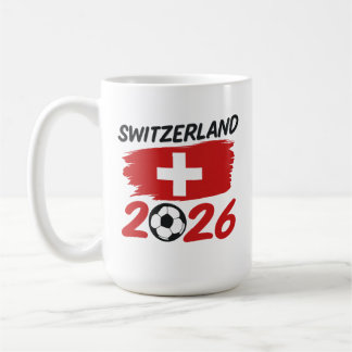 Mug Switzerland 2026 Soccer Fan Gear Supporters
