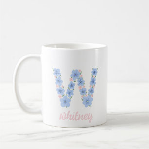 Mug SYLLABE Florale Pastel W Monogram