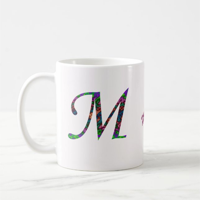 MUG SYLLABE JAUNE M MONO (Gauche)
