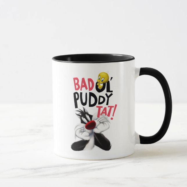 Mug SYLVESTER™ & TWEETY™ - Mauvais Tat Puddy Ol' (Droite)