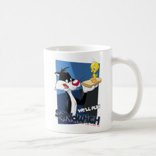 Mug SYLVESTER™ & TWEETY™ "Nous allons jouer au sandwic