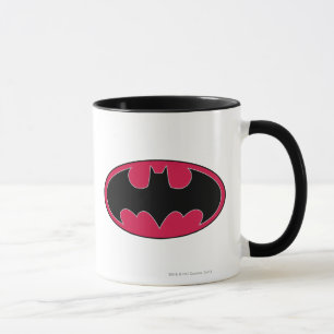 Mug Symbole Batman Logo noir rouge