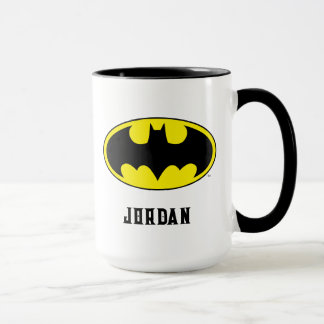 Mug Symbole Batman | Logo Oval de chauve-souris | Ajou