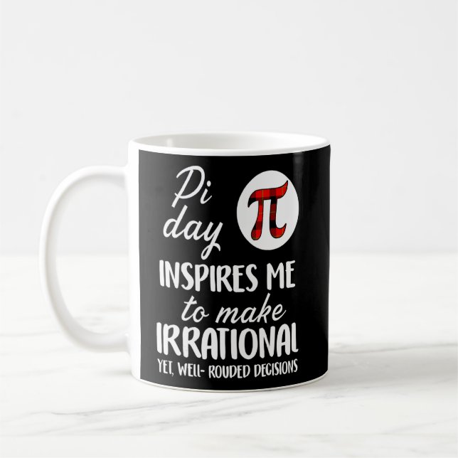 Mug Symbole Buffalo Pi Plaid Pi Jour M'Inspire Math Lo (Gauche)