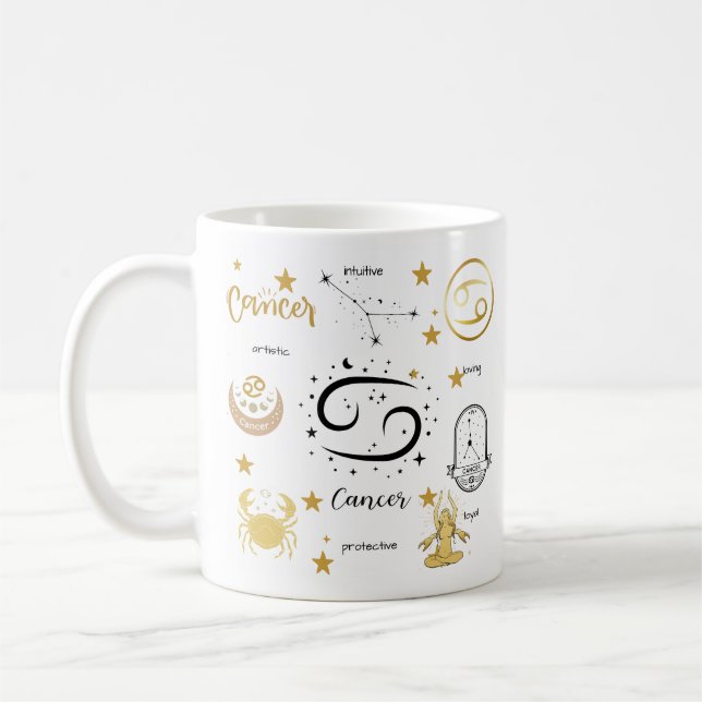 Mug Symbole cancéreux Zodiaque Musique (Gauche)
