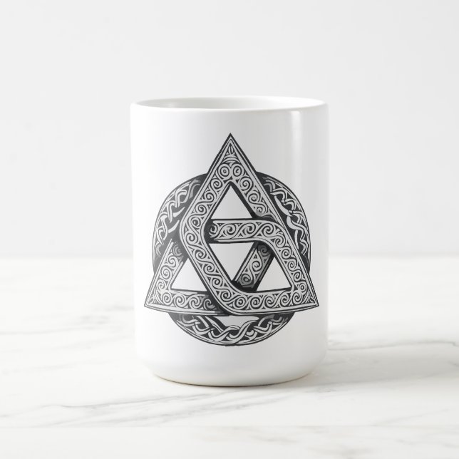 Mug symbole celtique, nœud de la trinité (Centre)