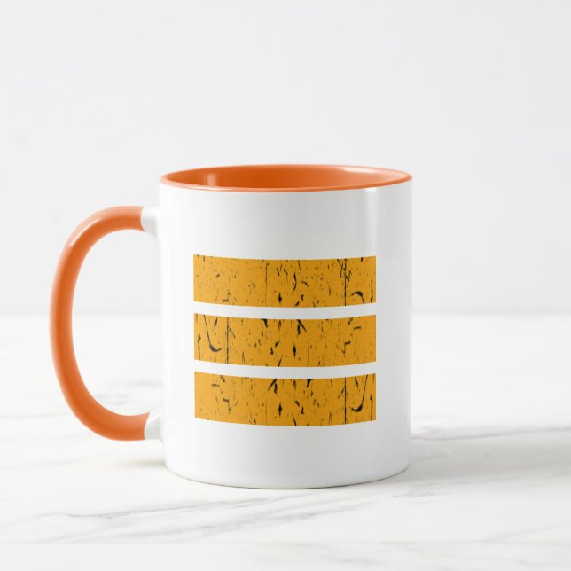 Mug Symbole cool 3 lignes | Uniformité et harmonie col (Gauche)
