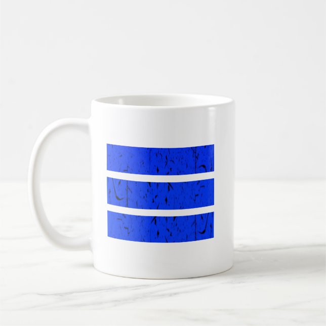 Mug Symbole cool 3 lignes | Uniformité et harmonie col (Gauche)