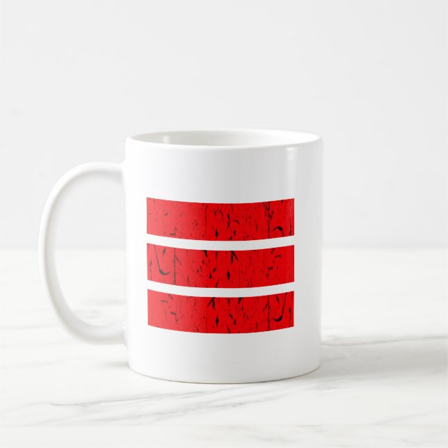 Mug Symbole Cool sur 3 Lignes | Uniformité & Harmonie  (Gauche)