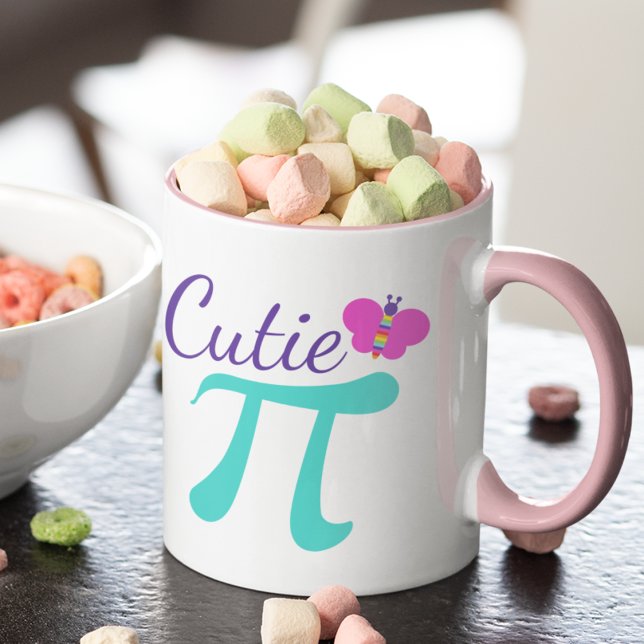 Mug Symbole Cutie Pi Pun mathématique (Créateur téléchargé)