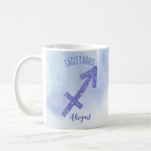 Mug SYMBOLE D'Astrologie Sagittarius Personnalisé Viol