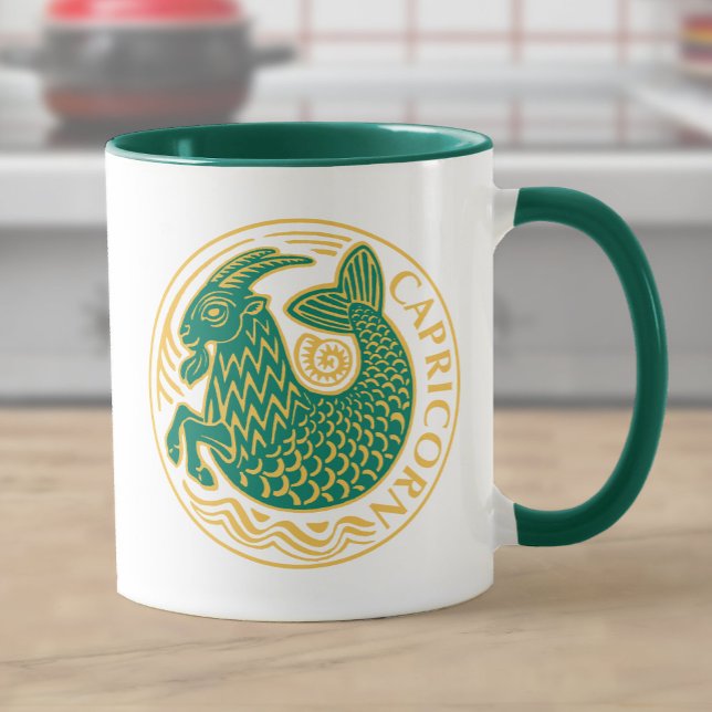 Mug Symbole de Capricorne du Zodiaque (Créateur téléchargé)