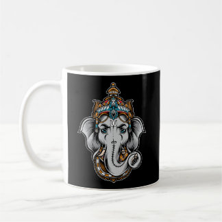 Mug Symbole de Ganesh Yoga Hommes hindous méditation C