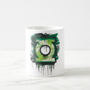 Mug Symbole de graffiti à lanterne verte