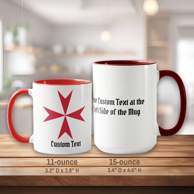 Mug Symbole de la Croix de Malte (Créateur téléchargé)